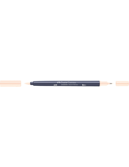 FC164780-5,Sketch marker 2 capete bej roscat 132 goldfaber Faber-castell - Set 5