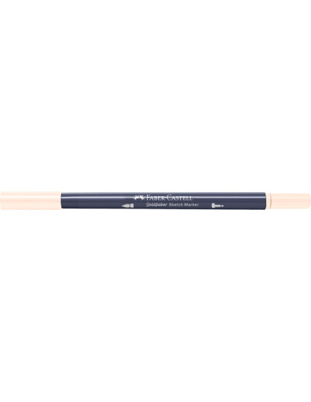FC164780-5,Sketch marker 2 capete bej roscat 132 goldfaber Faber-castell - Set 5