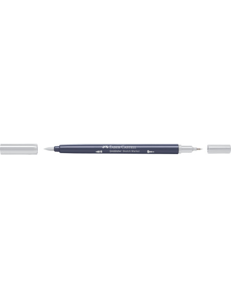 FC164789-5,Sketch marker 2 capete gri neutru ii 332 goldfaber Faber-castell - Set 5
