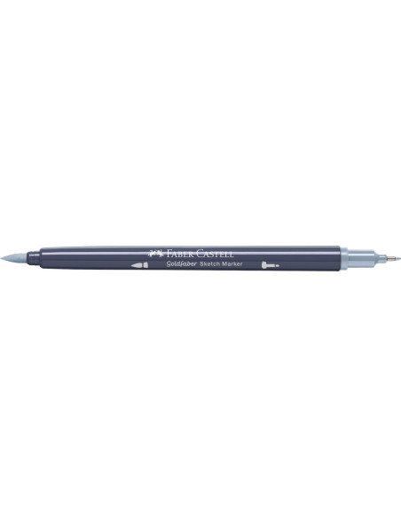 FC164792-5,Sketch marker 2 capete gri rece xii 242 goldfaber Faber-castell - Set 5