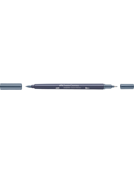 FC164793-5,Sketch marker 2 capete gri rece xiii 243 goldfaber Faber-castell - Set 5
