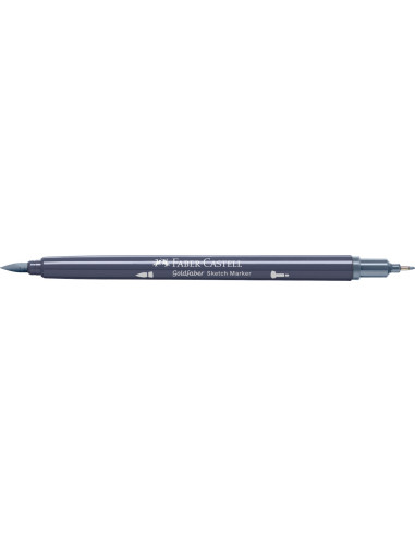 FC164793-5,Sketch marker 2 capete gri rece xiii 243 goldfaber Faber-castell - Set 5