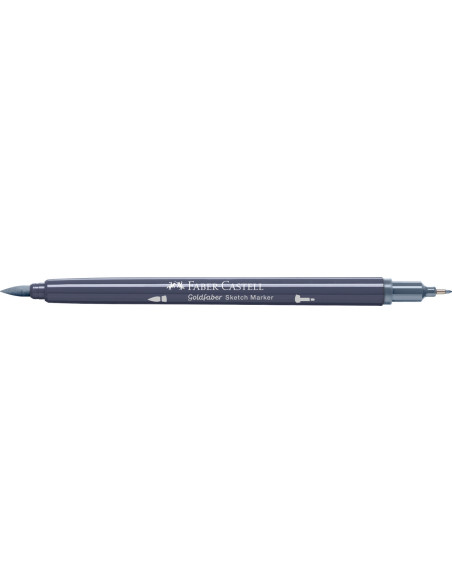 FC164793-5,Sketch marker 2 capete gri rece xiii 243 goldfaber Faber-castell - Set 5