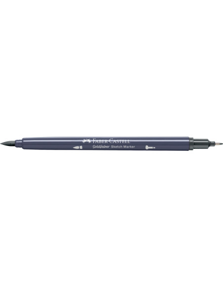 FC164794-5,Sketch marker 2 capete gri neutru iv 344 goldfaber Faber-castell - Set 5