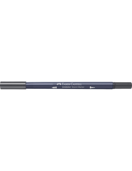 FC164796-5,Sketch marker 2 capete gri neutru v 335 goldfaber Faber-castell - Set 5