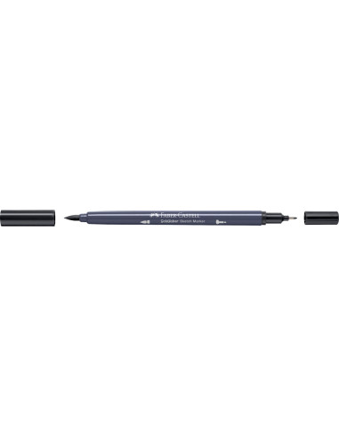 FC164796-5,Sketch marker 2 capete gri neutru v 335 goldfaber Faber-castell - Set 5