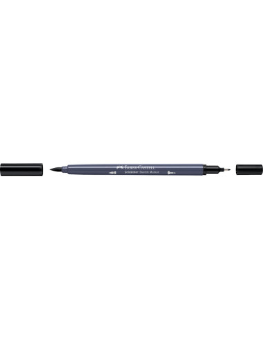 FC164797-5,Sketch marker 2 capete gri neutru vi 336 goldfaber Faber-castell - Set 5