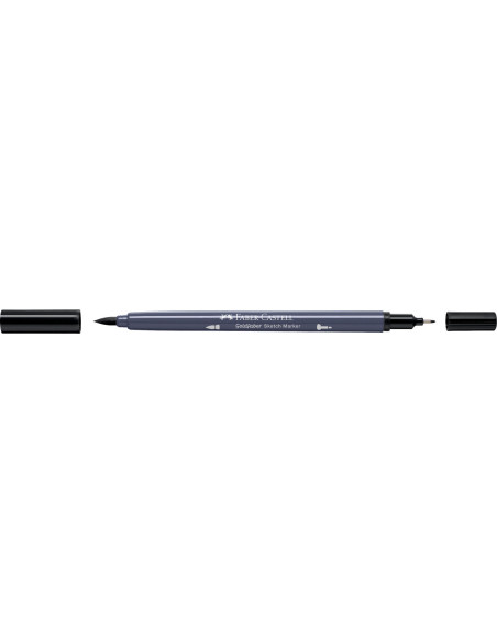 FC164797-5,Sketch marker 2 capete gri neutru vi 336 goldfaber Faber-castell - Set 5
