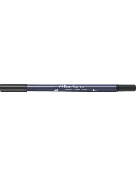 FC164797-5,Sketch marker 2 capete gri neutru vi 336 goldfaber Faber-castell - Set 5