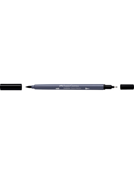 FC164799-5,Sketch marker 2 capete negru 199 goldfaber Faber-castell - Set 5