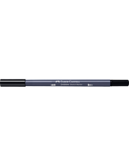 FC164799-5,Sketch marker 2 capete negru 199 goldfaber Faber-castell - Set 5