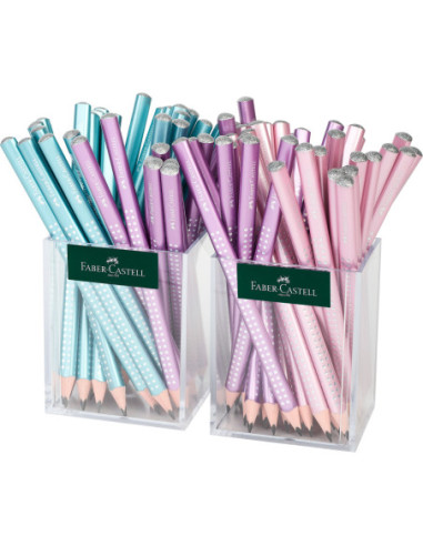 FC111672,Creion grafit sparkle jumbo 2 x 36 cutie plastic 2023 Faber-castell