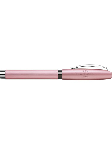 FC148423,Stilou essentio aluminium rose b Faber-castell
