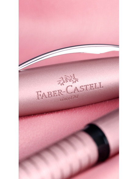 FC148435,Roller essentio aluminium rose Faber-castell