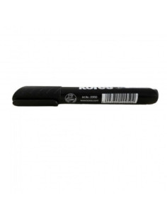 KO20950-12,Marker permanent negru varf tesit Kores - Set 12