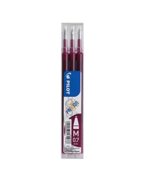 PBLS-FR7WR-S3,Mina roller 0.7mm bordeaux 3/set frixion Pilot