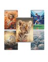 Caiet A5 Herlitz, 48 file, 70 g/mp, dictando, Motiv Megamix 2