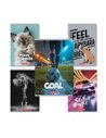 Caiet A5 Herlitz, 48 file, 70 g/mp, matematica, Motiv Megamix 3