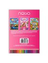 Carte de colorat A4 cu printese si lumea magica, 8 file