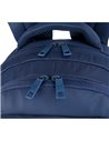 Rucsac scoala Oxford Bicolor, 2 compartimente, 44 x 32 x 18 cm, Albastru inchis