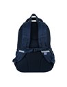 Rucsac scoala Oxford Bicolor, 2 compartimente, 44 x 32 x 18 cm, Albastru inchis