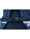 Rucsac scoala Oxford Bicolor, 2 compartimente, 44 x 32 x 18 cm, Albastru inchis