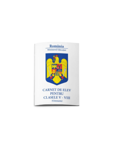 CARNETELEVGIMNAZIU2022,Carnet elev clasele V-VIII 2025