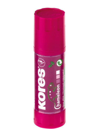 KO16502-12,Lipici stick 15g chameleon Kores - Set 12