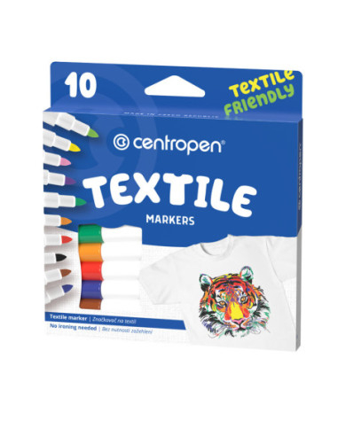 CE273910,Marker pentru textile 10/set 2739 Centropen