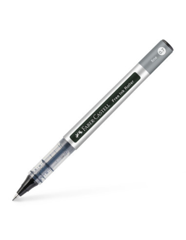 FC348199,Roller free ink 0.7mm negru Faber-castell