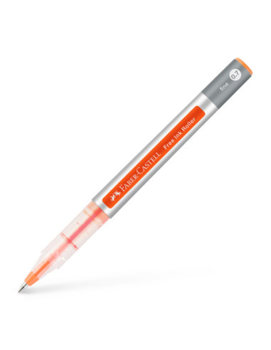 FC348115,Roller free ink 0.7mm portocaliu Faber-castell