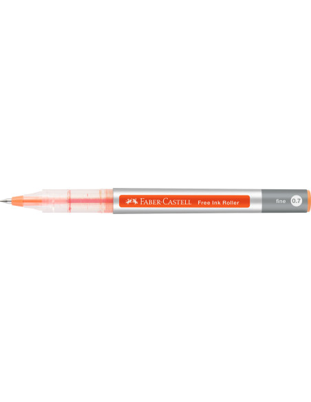 FC348115,Roller free ink 0.7mm portocaliu Faber-castell