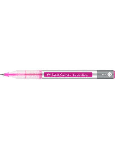 FC348128,Roller free ink 0.7mm roz Faber-castell