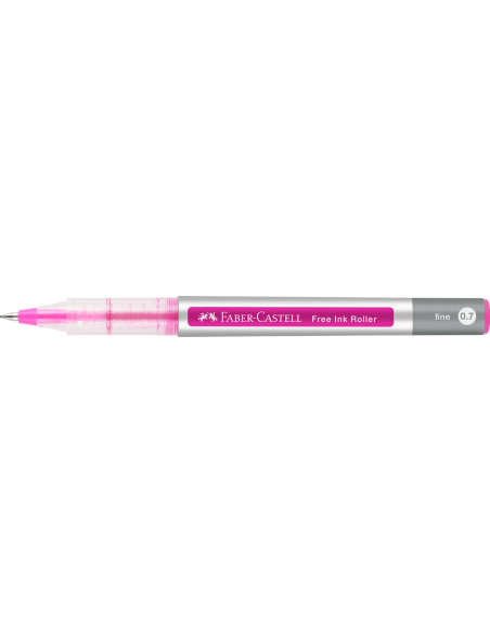 FC348128,Roller free ink 0.7mm roz Faber-castell