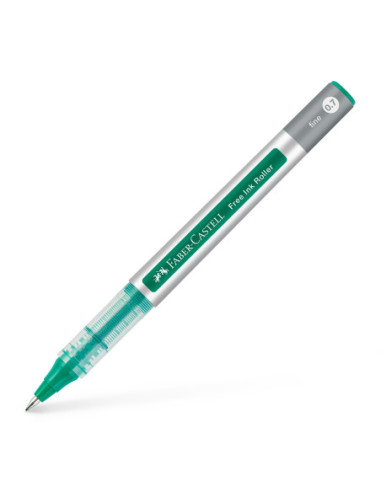 FC348163,Roller free ink 0.7mm verde Faber-castell