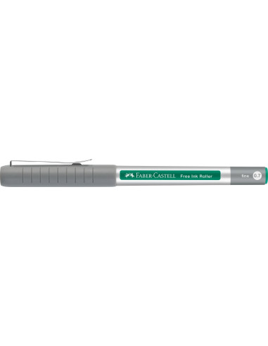 FC348163,Roller free ink 0.7mm verde Faber-castell