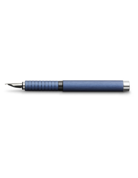 FC148440,Stilou essentio aluminium albastru m Faber-castell