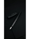 FC148480,Stilou essentio aluminium negru m Faber-castell
