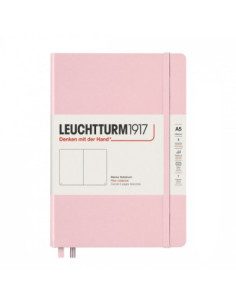 LT361577,Caiet a5 velin coperta rigida roz pastel Leuchtturm