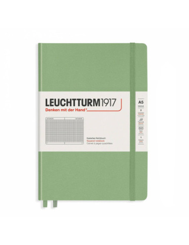 LT361583,Caiet a5 aritmetica coperta rigida vernil pastel Leuchtturm
