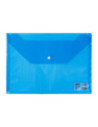 DLEF10432-12,Mapa plastic cu buton a4 albastra Deli - Set 12