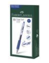 FC641751-10,Pix cu gel 0.7mm fast gel albastru Faber-castell - Set 10