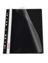 ES13588S,Dosar plastic cu sina si multiperforatii negru 10/set Esselte