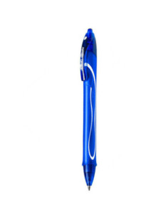 BC950442-12,Roller 0.7mm semi-gel cu mecanism albastru quick-dry Bic - Set 12