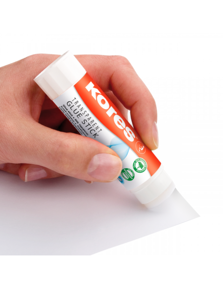 KO16204-12,Lipici stick 21g transparent Kores - Set 12