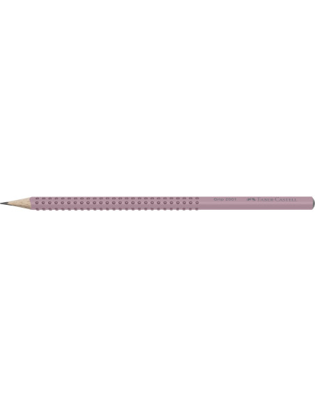 FC517054-12,Creion grafit b grip 2001 rose Faber-castell - Set 12