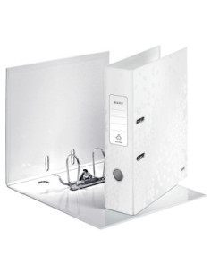 LZ10050001-10,Biblioraft plastifiat 8cm 180grade alb wow Leitz - Set 10 2