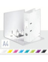 LZ10050001-10,Biblioraft plastifiat 8cm 180grade alb wow Leitz - Set 10