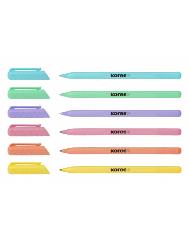 KO37086,Pix unica folosinta kor-m 1mm semi-gel cul pastel 50/set Kores
