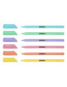 KO37086,Pix unica folosinta kor-m 1mm semi-gel cul pastel 50/set Kores